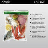 LOKSAK - OPSAK Odorproof Dry Bags for Backpacking, Hiking and Storage- Resealable Reusable and Recyclable Storage Bags (2-Pack 7 Inch x 7 Inch)