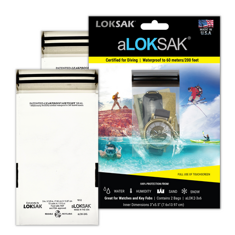aLOKSAK Element Proof Bag 3" x 6" (2 Pack)