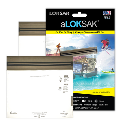 aLOKSAK Element Proof Bag 6" x 6" (2 Pack)