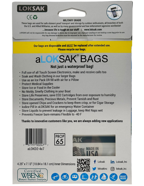 aLOKSAK Element Proof Bag 4