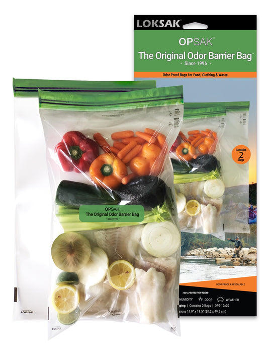 OPSAK Odor-Proof Bag 12 x 20 in (2 Pack)