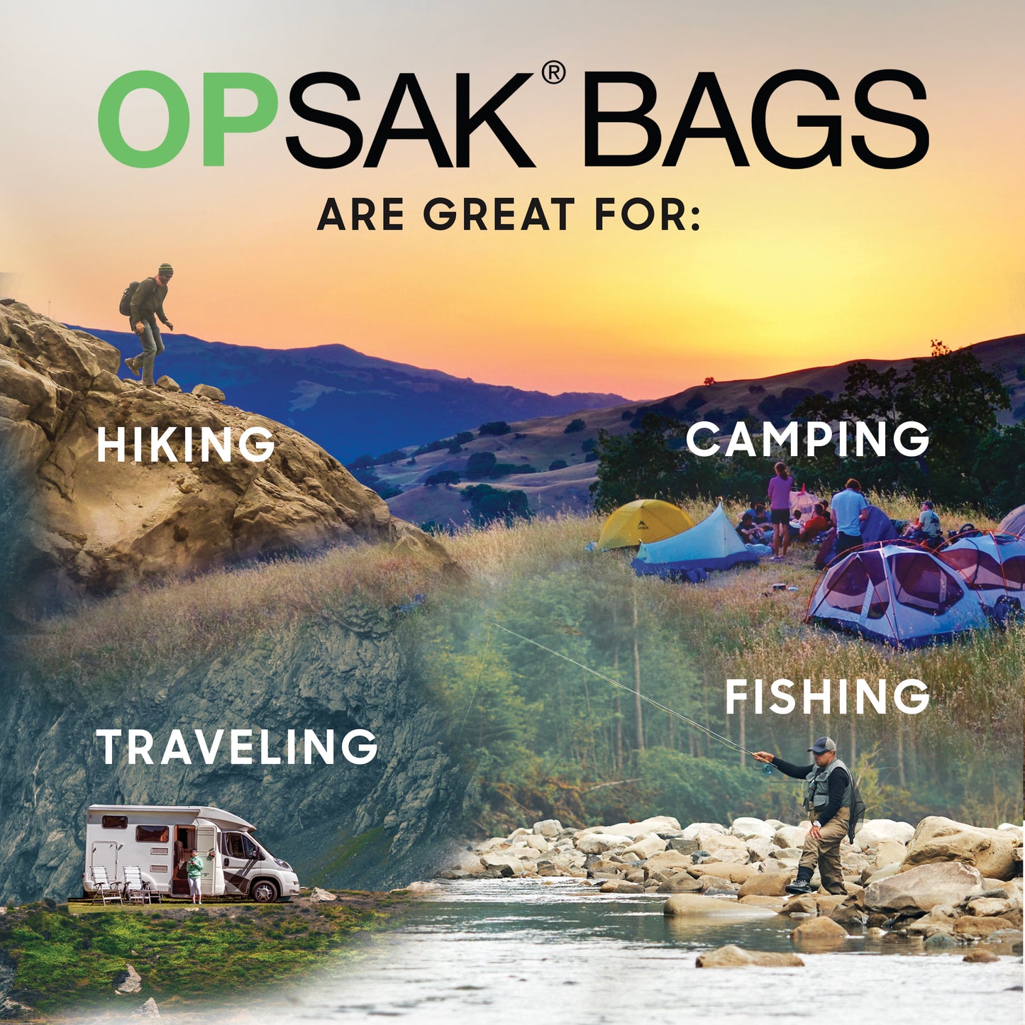 OPSAK Odor-Proof Bag - Assorted (3-Pack)