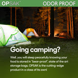 LOKSAK - OPSAK Odor Proof Dry Bags for Backpacking, Hiking and Storage- Resealable Reusable and Recyclable Storage Bags (Assorted 3-Pack)