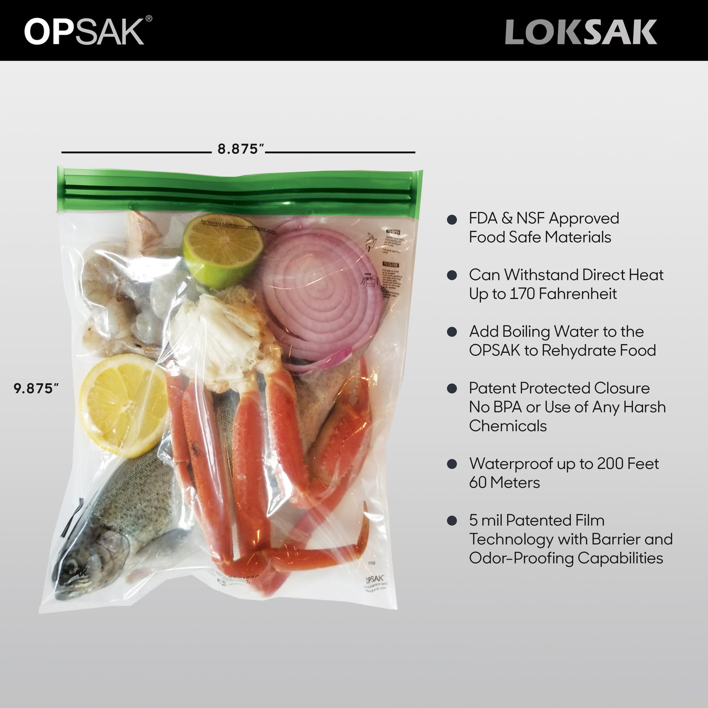OPSAK Odor-Proof Bag - Assorted (3-Pack)
