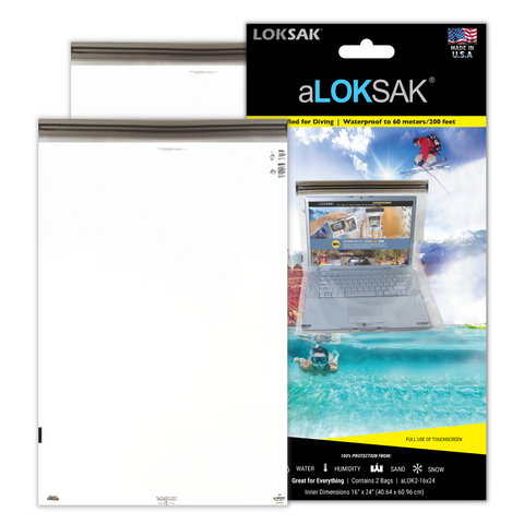 aLOKSAK Element Proof Bag 16" x 24" (2 Pack)